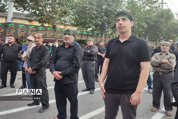 مراسم تاسوعای حسینی در قائمشهر