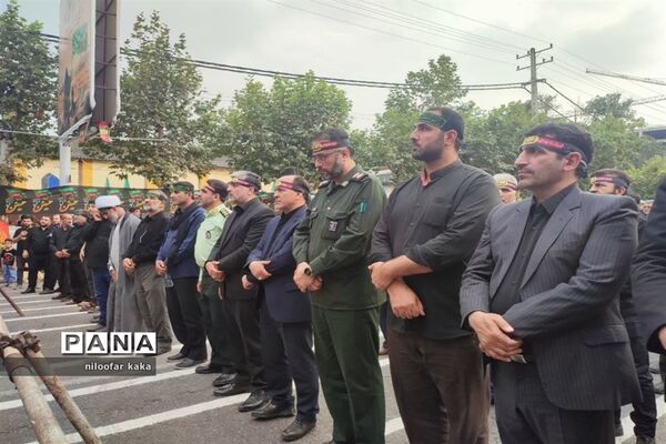مراسم تاسوعای حسینی در قائمشهر