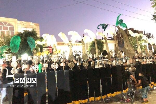عزاداری شب عاشورای حسینی در روستای ابراهیم‌آباد فشافویه