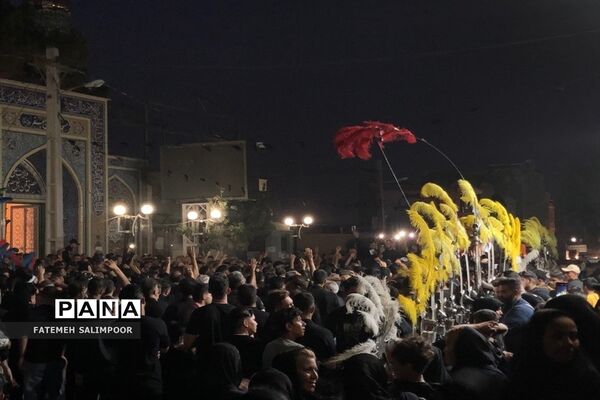 عزاداری شب عاشورای حسینی در روستای ابراهیم‌آباد فشافویه
