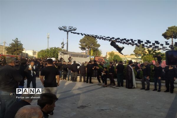 مراسم عزاداری تاسوعای حسینی در شهرستان ورامین