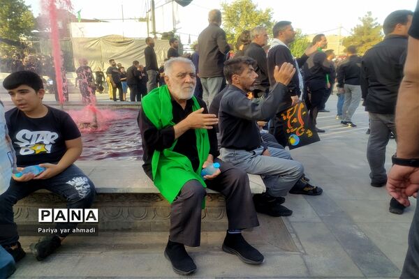 مراسم عزاداری تاسوعای حسینی در شهرستان ورامین