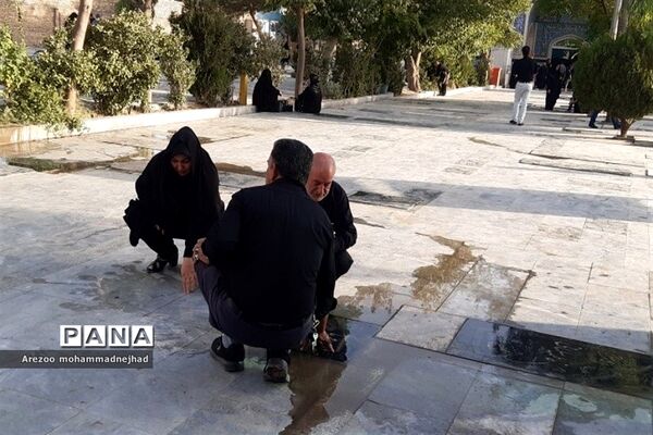 حضور مردم شهرستان قرچک، کنار عزیزان آسمانی‌ در روز دهم ماه محرم
