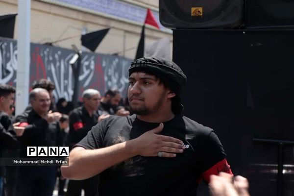 برگزاری مراسم عزاداری امام حسین (ع) در آباده