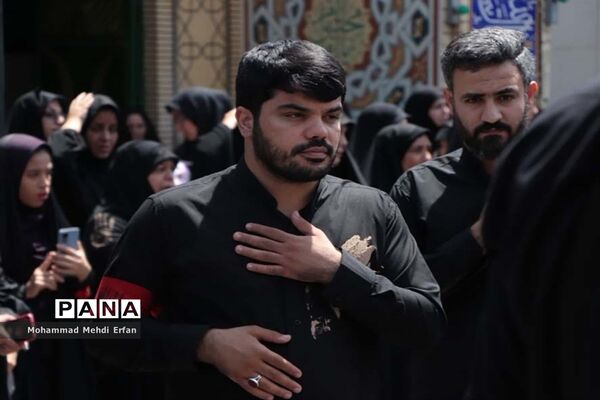 برگزاری مراسم عزاداری امام حسین (ع) در آباده