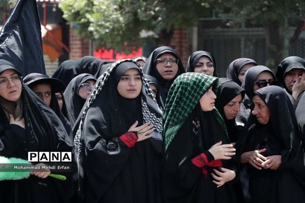 برگزاری مراسم عزاداری امام حسین (ع) در آباده