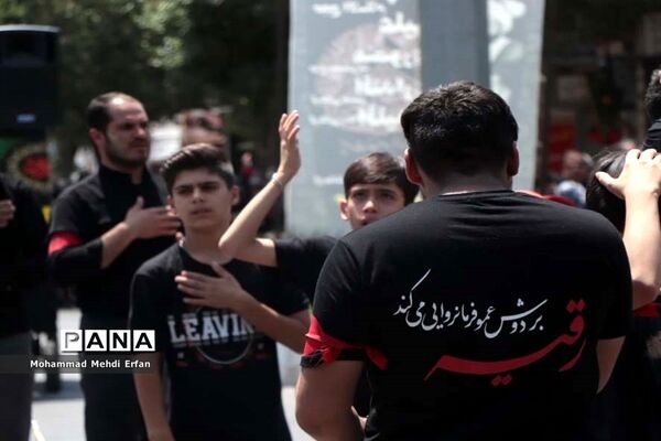 برگزاری مراسم عزاداری امام حسین (ع) در آباده