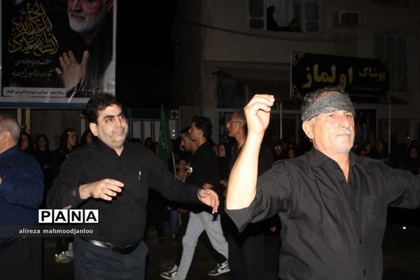 عزاداری شب عاشورا در گلوگاه