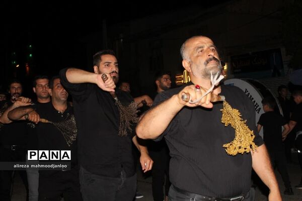 عزاداری شب عاشورا در گلوگاه