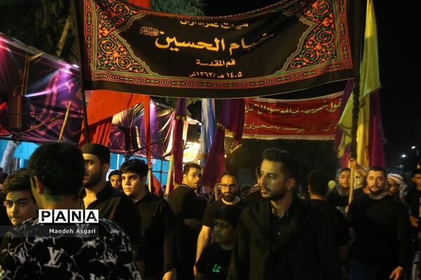 دسته تعزیه‌خوان لشکریان یزید در شب عاشورا