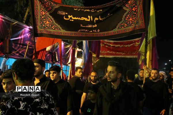 دسته تعزیه‌خوان لشکریان یزید در شب عاشورا