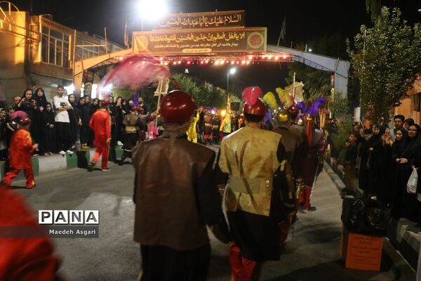 دسته تعزیه‌خوان لشکریان یزید در شب عاشورا