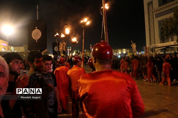 دسته تعزیه‌خوان لشکریان یزید در شب عاشورا