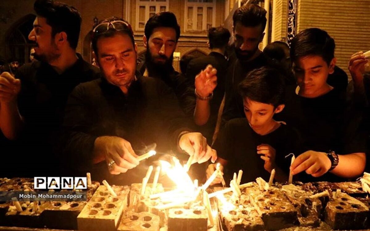 آیین شمع‌گذاری در تبریز/فیلم