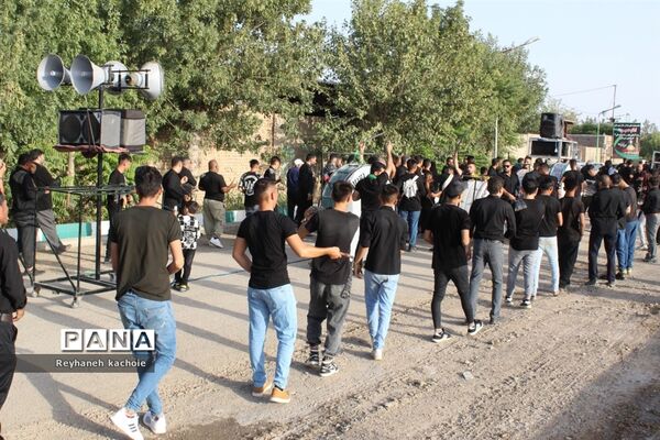 برگزاری مراسم روز عاشورای حسینی در روستای جعفرآباد جنگل بخش جوادآباد