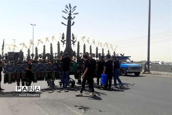 تجمع عزاداران حسینی در امام‌زاده طالب پاکدشت