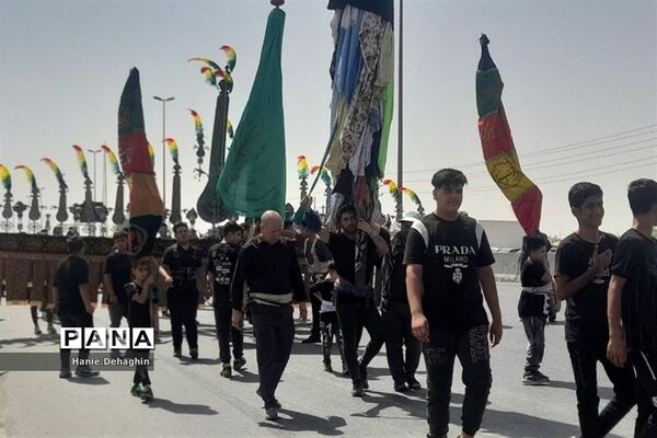 تجمع عزاداران حسینی در امام‌زاده طالب پاکدشت