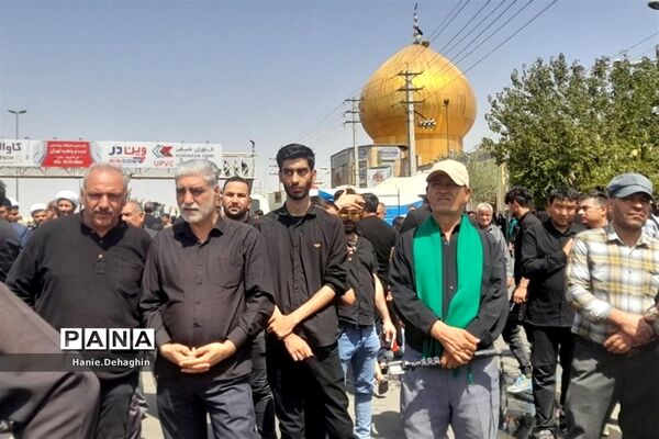 تجمع عزاداران حسینی در امام‌زاده طالب پاکدشت