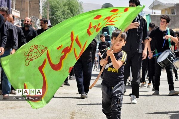 شور عزای حسینی در روستای بابا قاسم