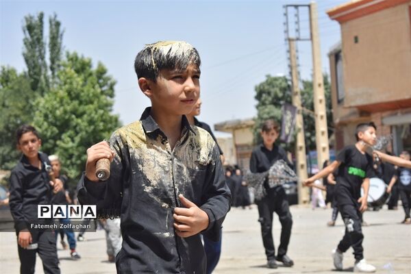 شور عزای حسینی در روستای بابا قاسم