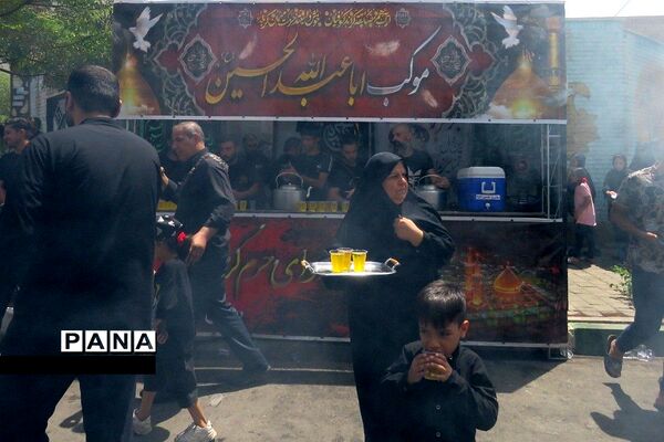 دسته‌های عزاداری ظهر عاشورا در قیامدشت