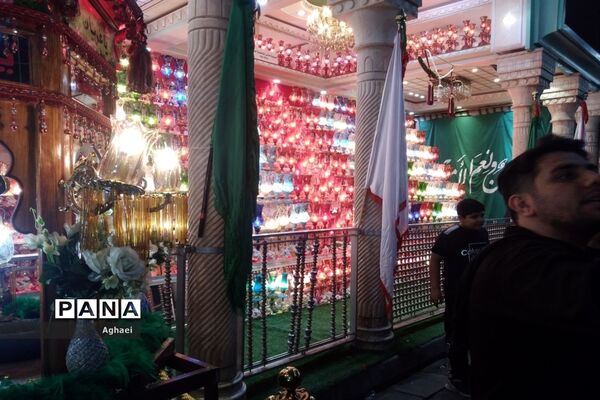 مراسم عزاداری شب عاشورای حسینی در محله دولت‌آباد