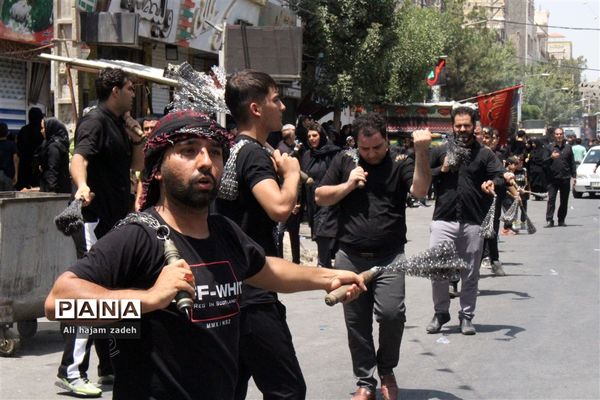 اجتماع بزرگ هیات عزاداری نصیرشهر در عاشورای حسینی