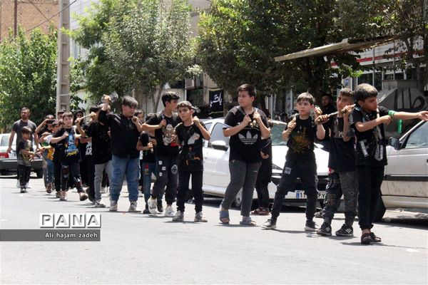 اجتماع بزرگ هیات عزاداری نصیرشهر در عاشورای حسینی