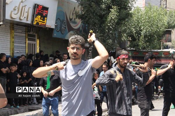اجتماع بزرگ هیات عزاداری نصیرشهر در عاشورای حسینی