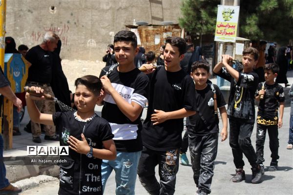 اجتماع بزرگ هیات عزاداری نصیرشهر در عاشورای حسینی