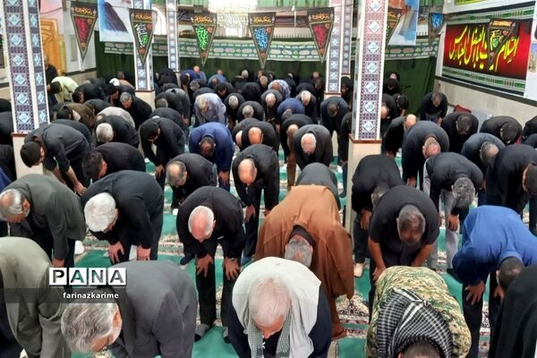 اقامه نماز جمعه و ظهرعاشورا در شهرستان فیروزکوه