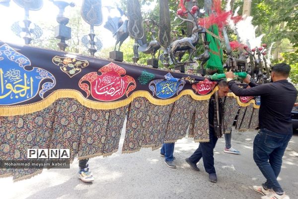 آیین 100 ساله زنجیر زنی در روستای جاغرق