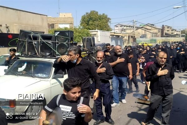 عزاداری عاشورای حسینی در شهرستان ورامین