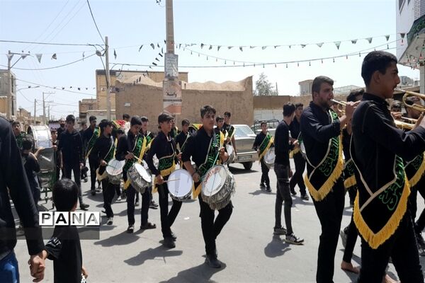 عزاداری سید و سالار شهدا آقا ابا عبدالله الحسین در شهر شهید پرور کوشک