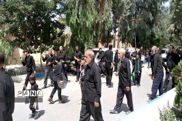 عزاداری سید و سالار شهدا آقا ابا عبدالله الحسین در شهر شهید پرور کوشک