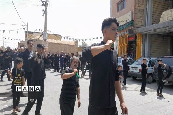 عزاداری سید و سالار شهدا آقا ابا عبدالله الحسین در شهر شهید پرور کوشک