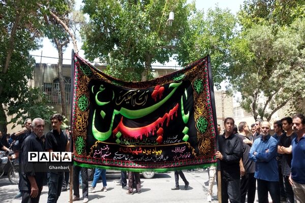 برگزاری مراسم عزاداری ماه محرم در انگورستان ملک