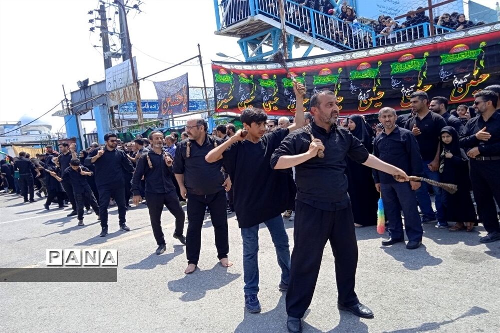 مراسم عزاداری روز عاشورای حسینی در شهرستان محمودآباد