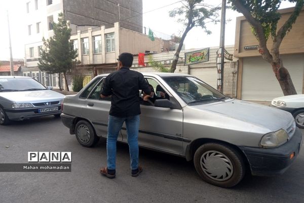 موکب نوجوانان حسینی در منطقه عبادی مشهد