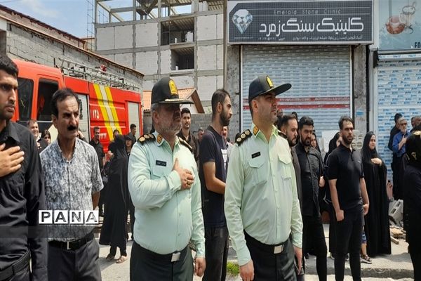 آیین زنجیر زنی و سینه‌زنی عاشورای حسینی  در نور