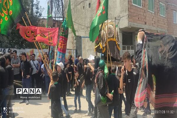 مراسم عزاداری روز عاشورا در میاندورود