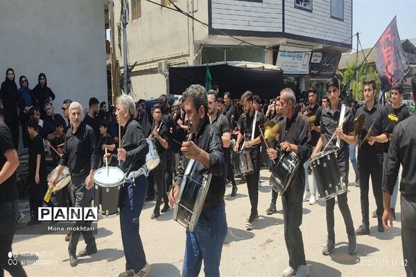 مراسم عزاداری روز عاشورا در میاندورود