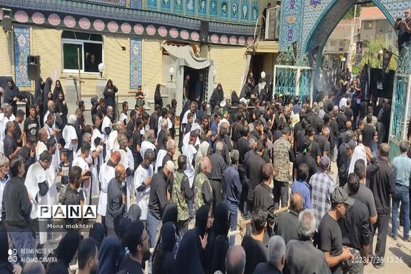 مراسم عزاداری روز عاشورا در میاندورود