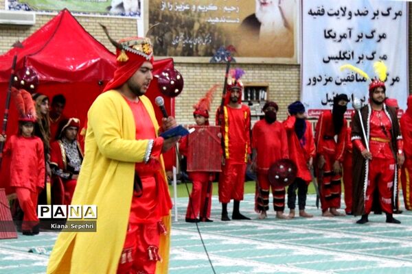 مراسم تعزیه خوانی واقعه عاشورا در شهرستان تنگستان