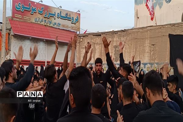 مراسم خیمه سوزان ،ظهر عاشورا در مصلی مشهد مقدس