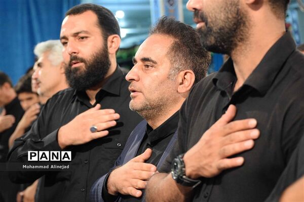 مراسم عزاداری  حسینی در حسینیه ثارالله خرم آباد