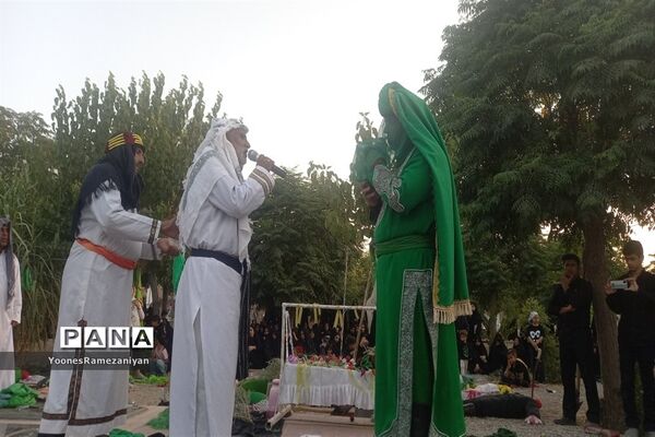 حرکت نمادین دسته بنی‌اسد در مزده خلیل‌آباد