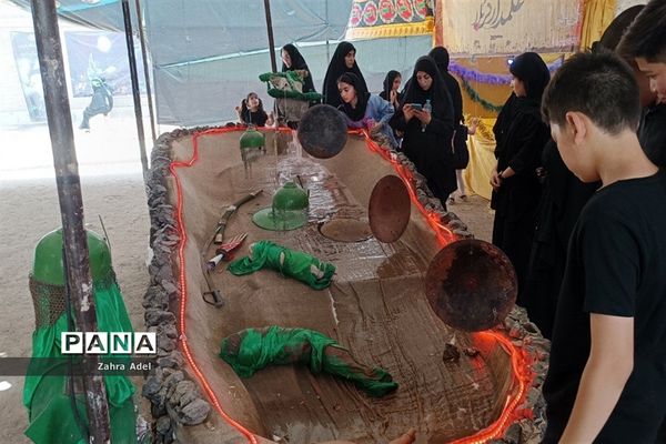 تجمع عزاداران شهرستان قرچک در روز سوم شهادت امام حسین(ع)