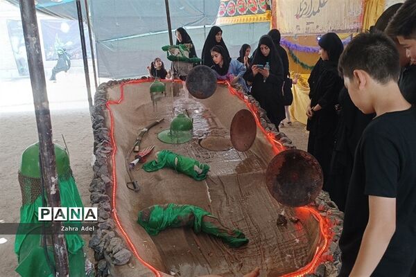 تجمع عزاداران شهرستان قرچک در روز سوم شهادت امام حسین(ع)