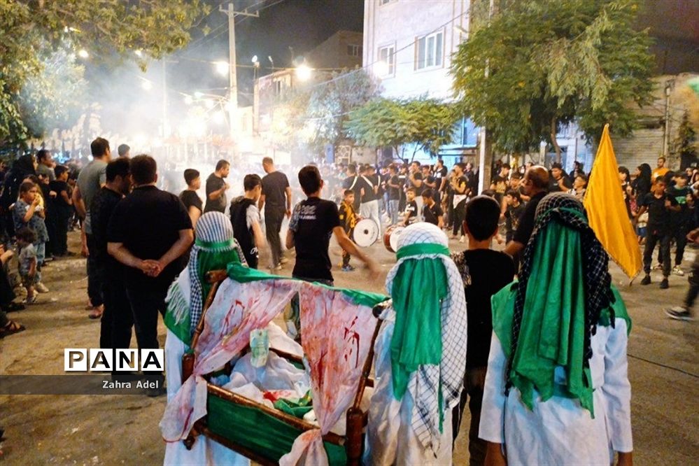 تجمع عزاداران شهرستان قرچک در روز سوم شهادت امام حسین(ع)